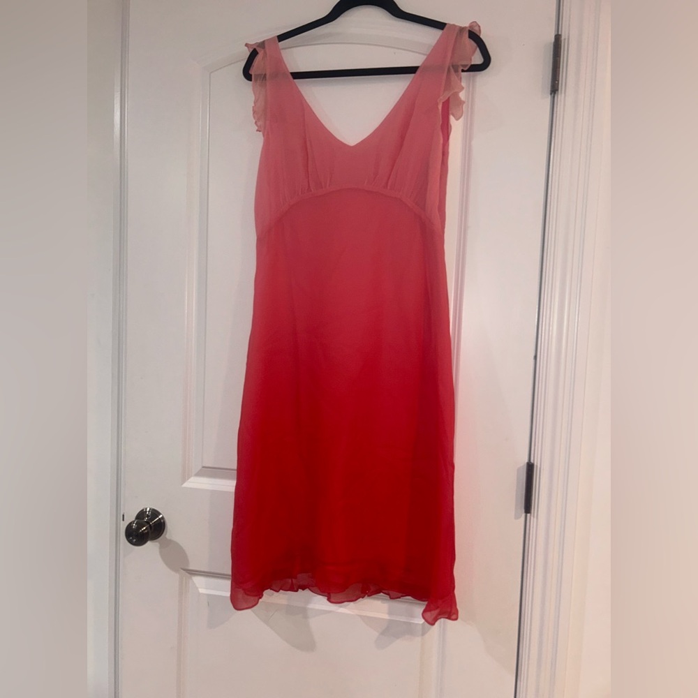 Chic Pink and Red Dress size 12